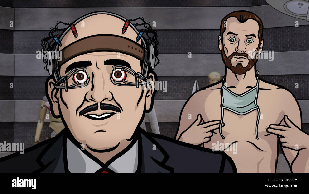 ARCHER, (from left) Len Trexler (guest voiced by Jeffrey Tambor
