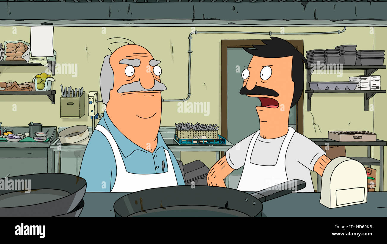 BOB'S BURGERS, (from left) Big Bob (guest voice Bill Hader), Bob
