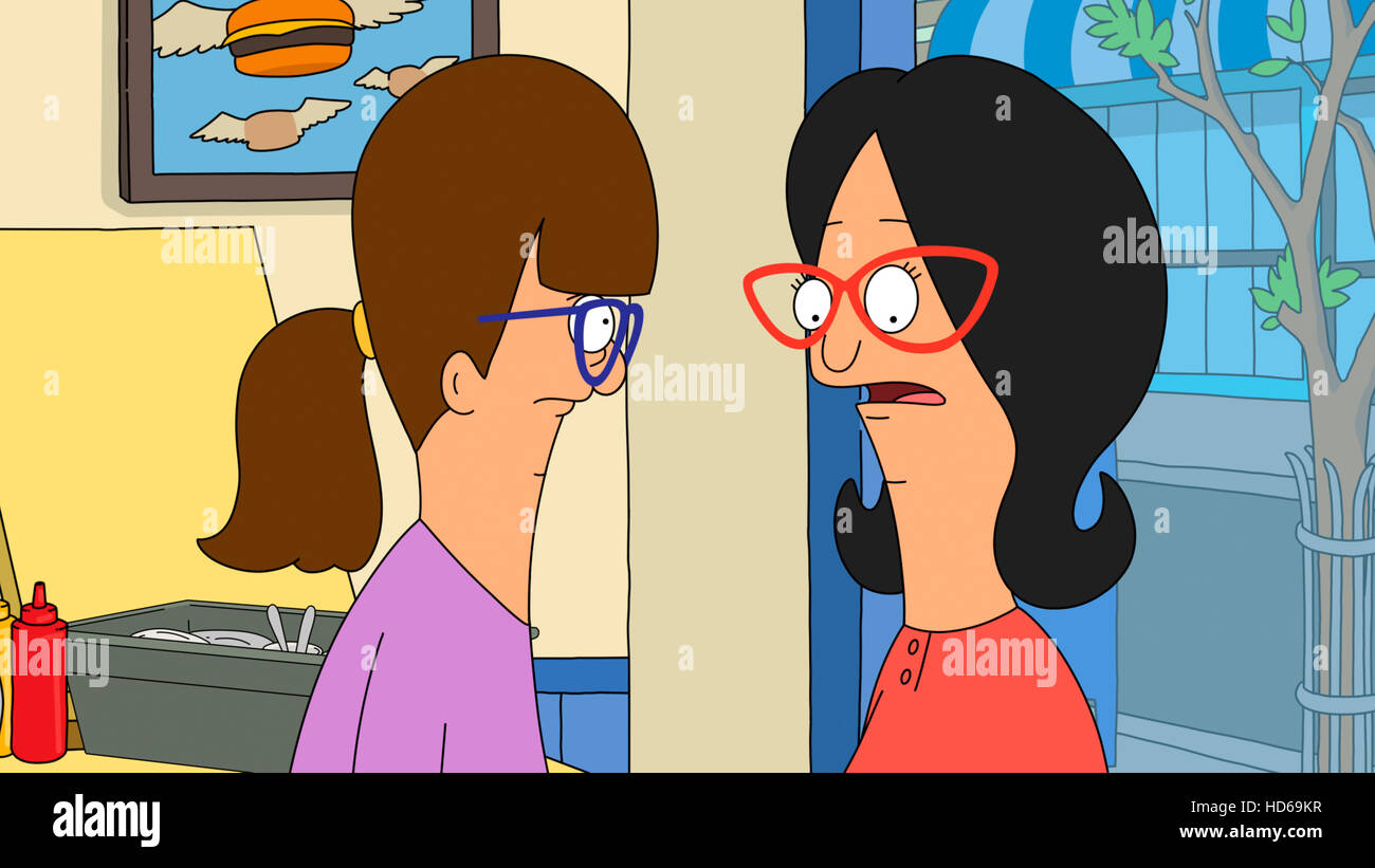 BOB'S BURGERS, (from left) Gayle (guest voice Megan Mullally), Linda