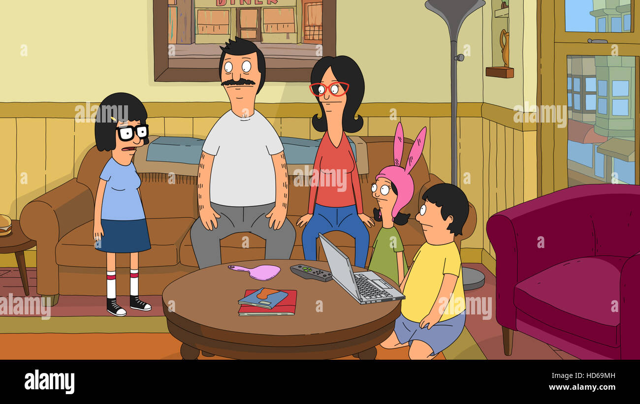 BOB'S BURGERS, (from left): Tina Belcher, Bob Belcher, Linda Belcher ...