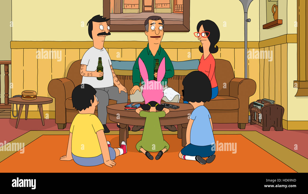 BOB'S BURGERS, (back, from left) Bob Belcher, Warren Fitzgerald (guest voice of Chris Parnell