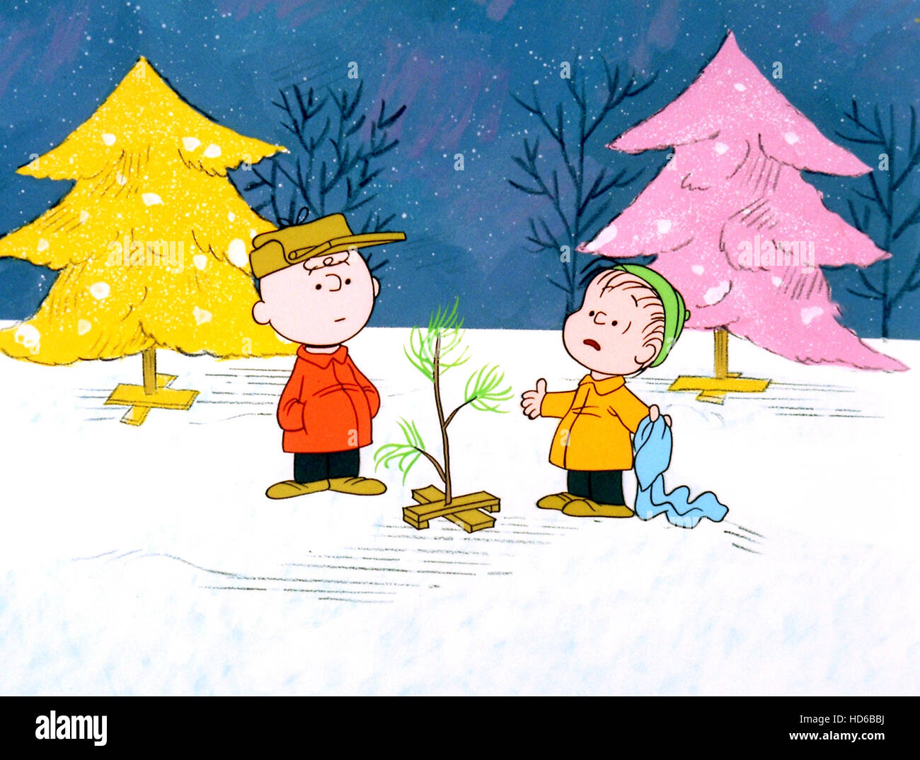 CHARLIE BROWN CHRISTMAS, Charlie Brown, Linus Van Pelt, 1965 Stock