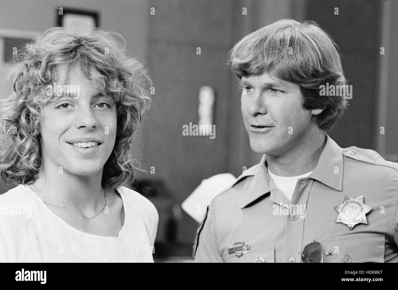 CHIPS, (from left) Leif Garrett, Larry Wilcox, 'Roller Disco, Part I
