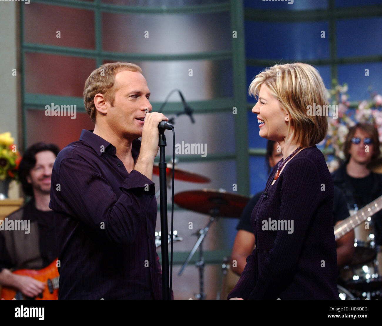 THE EARLY SHOW, Michael Bolton, Jane Clayson, 1999. © CBS / Courtesy