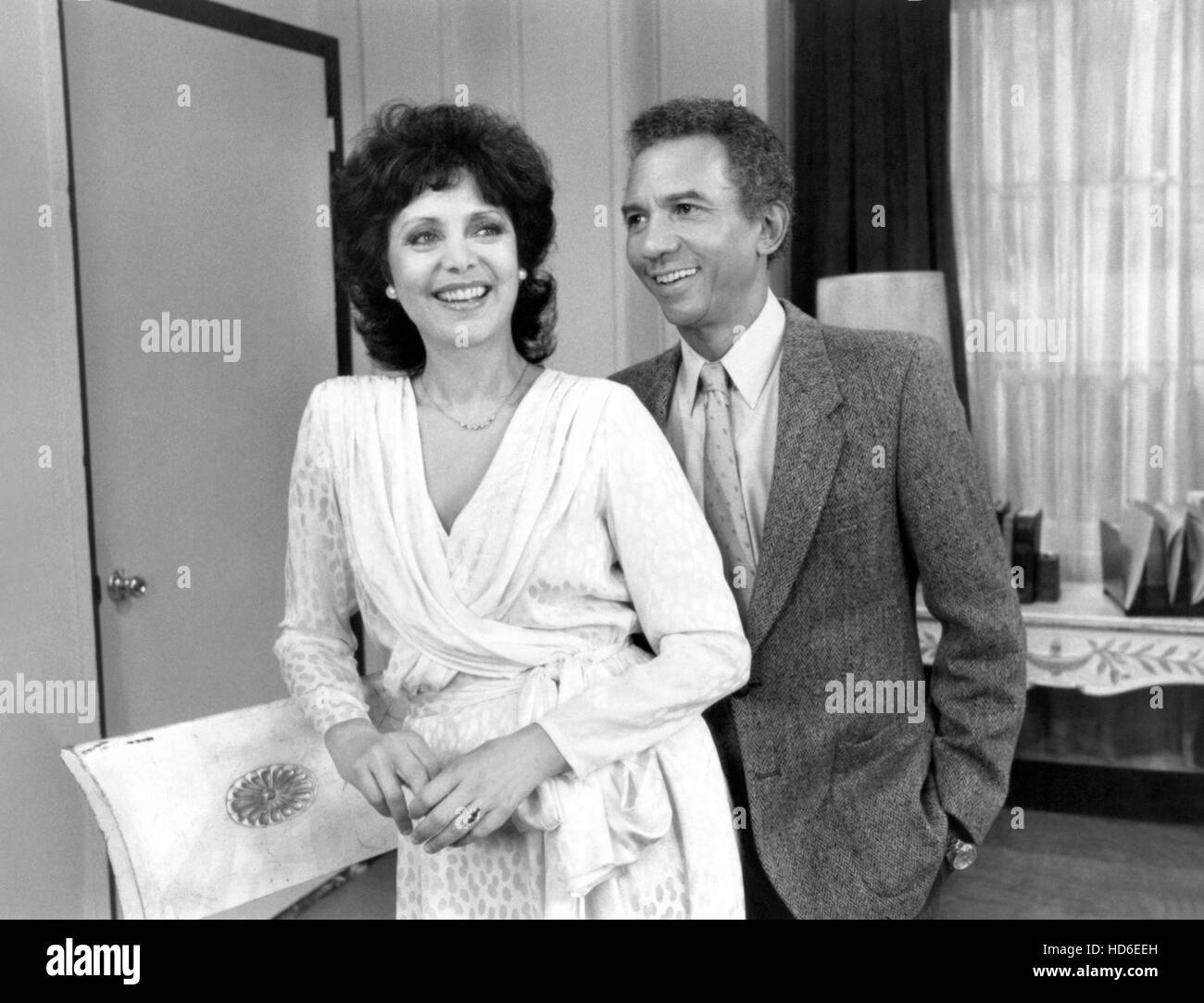 ONE LIFE TO LIVE, (from left) Ellen Holly, Al Freeman Jr., (ca. 1980s