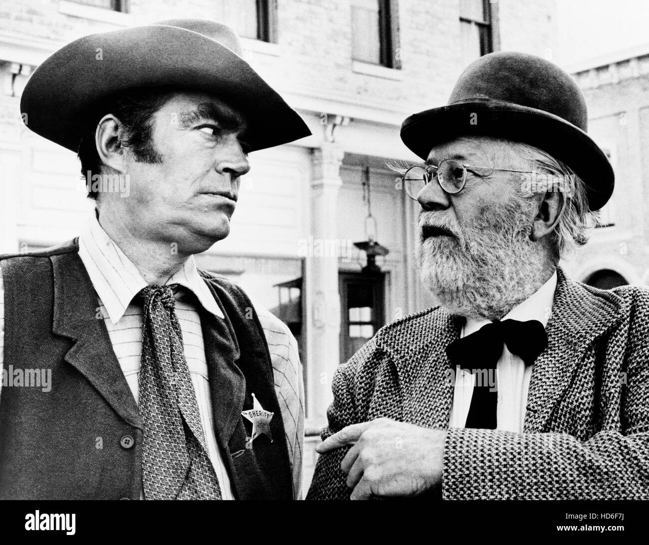 THE OVERTHEHILL GANG, from left Jack Elam, Edgar Buchanan, 1969 Stock Photo Alamy