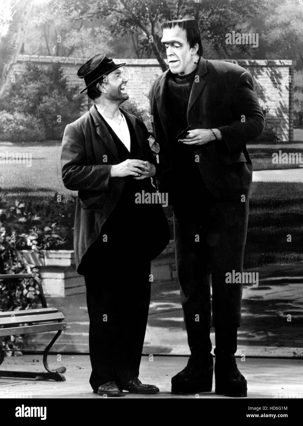 THE RED SKELTON SHOW, Red Skelton (as Freddie the Freeloader), Fred Gwynne (as Herman Munster