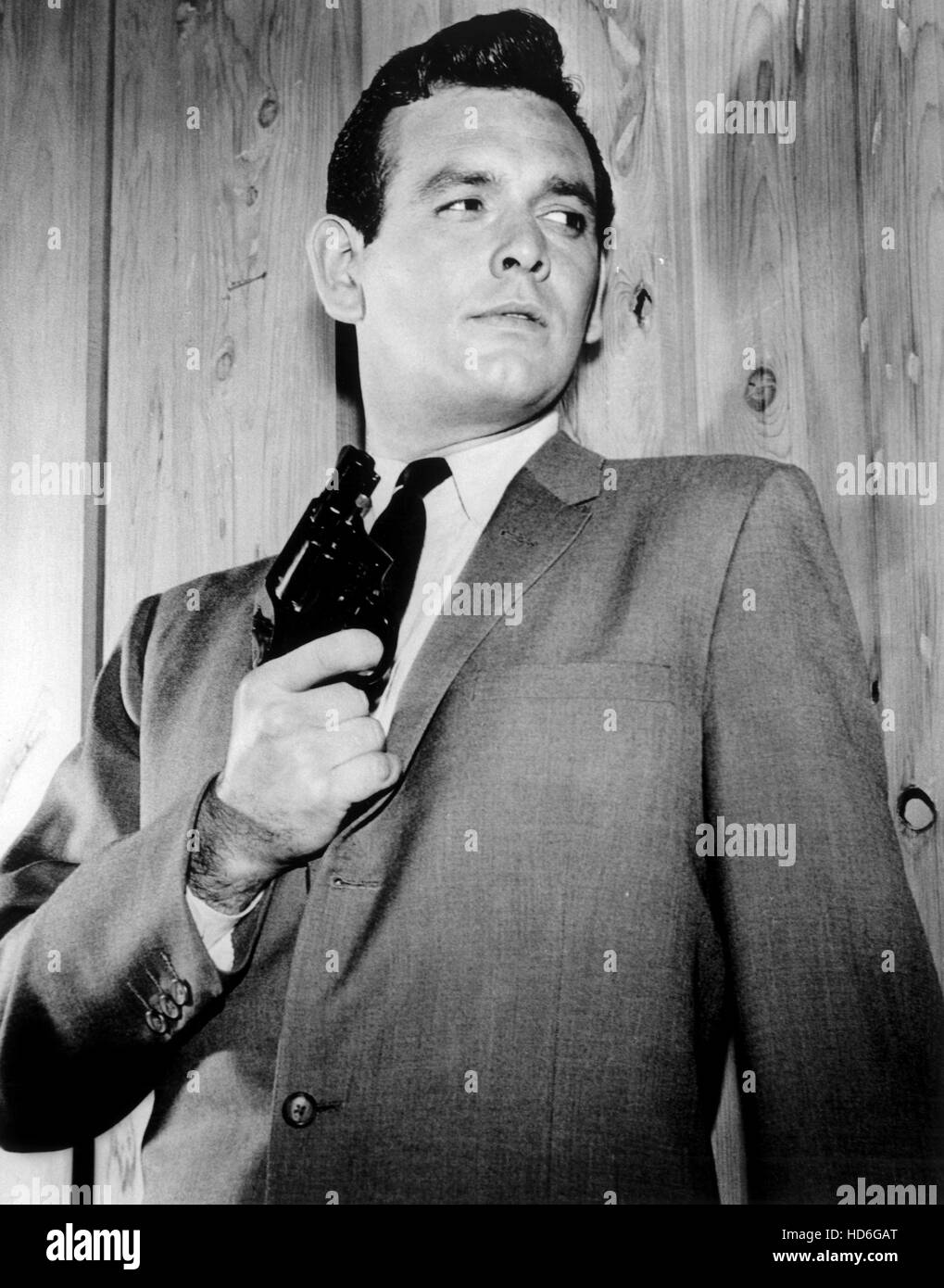 RICHARD DIAMOND PRIVATE DETECTIVE, David Janssen, 195760 Stock Photo