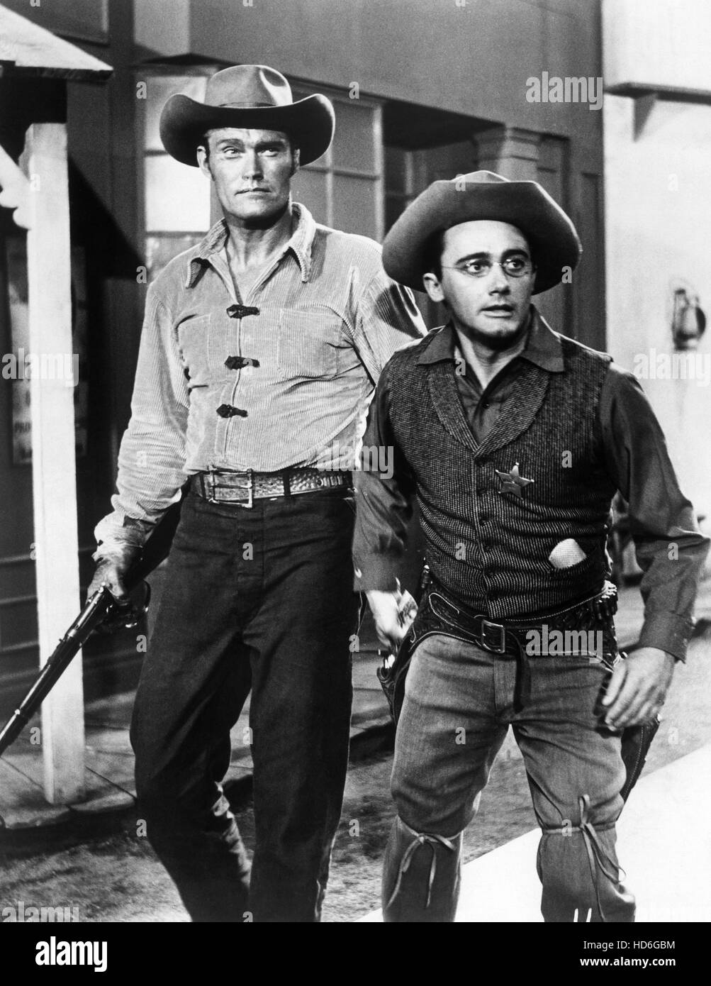 THE RIFLEMAN, Chuck Connors, Robert Vaughn, 'The Apprentice Sheriff ...