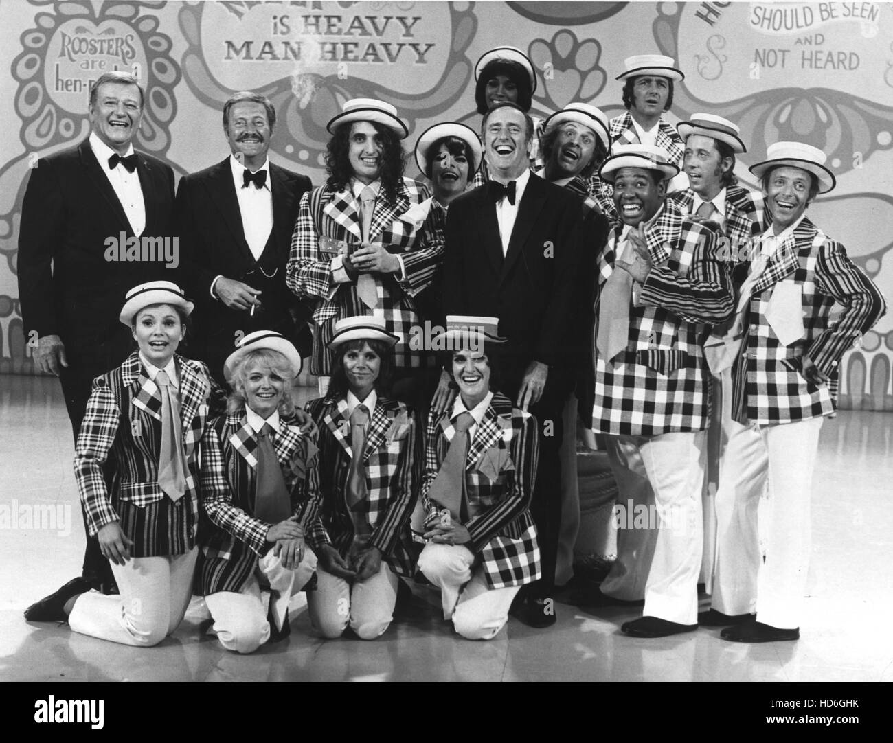 ROWAN AND MARTIN'S LAUGHIN, John Wayne, Barbara Sharma, Dan Rowan, Ann