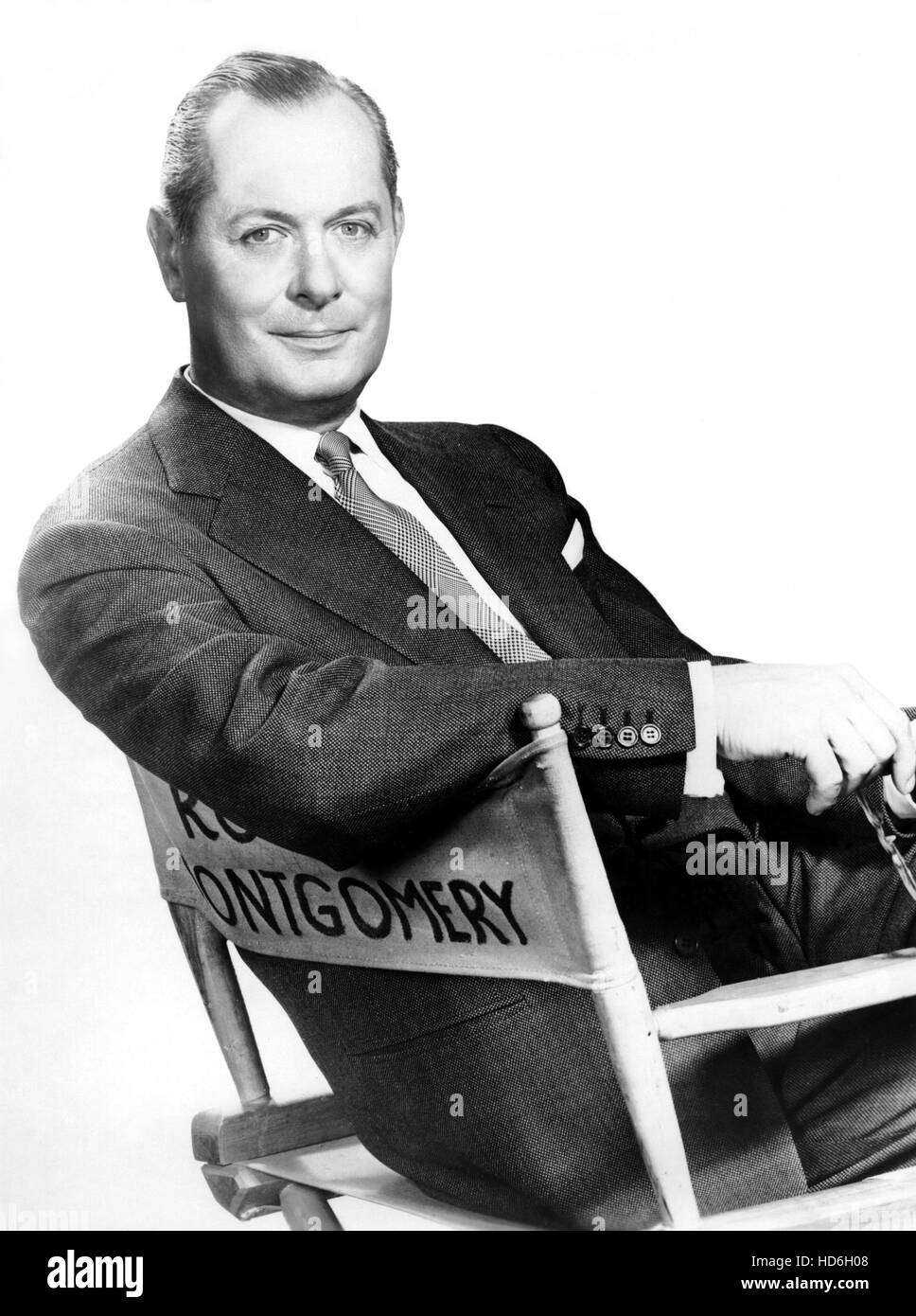 ROBERT MONTGOMERY PRESENTS, Robert Montgomery, 1950-1957 Stock Photo