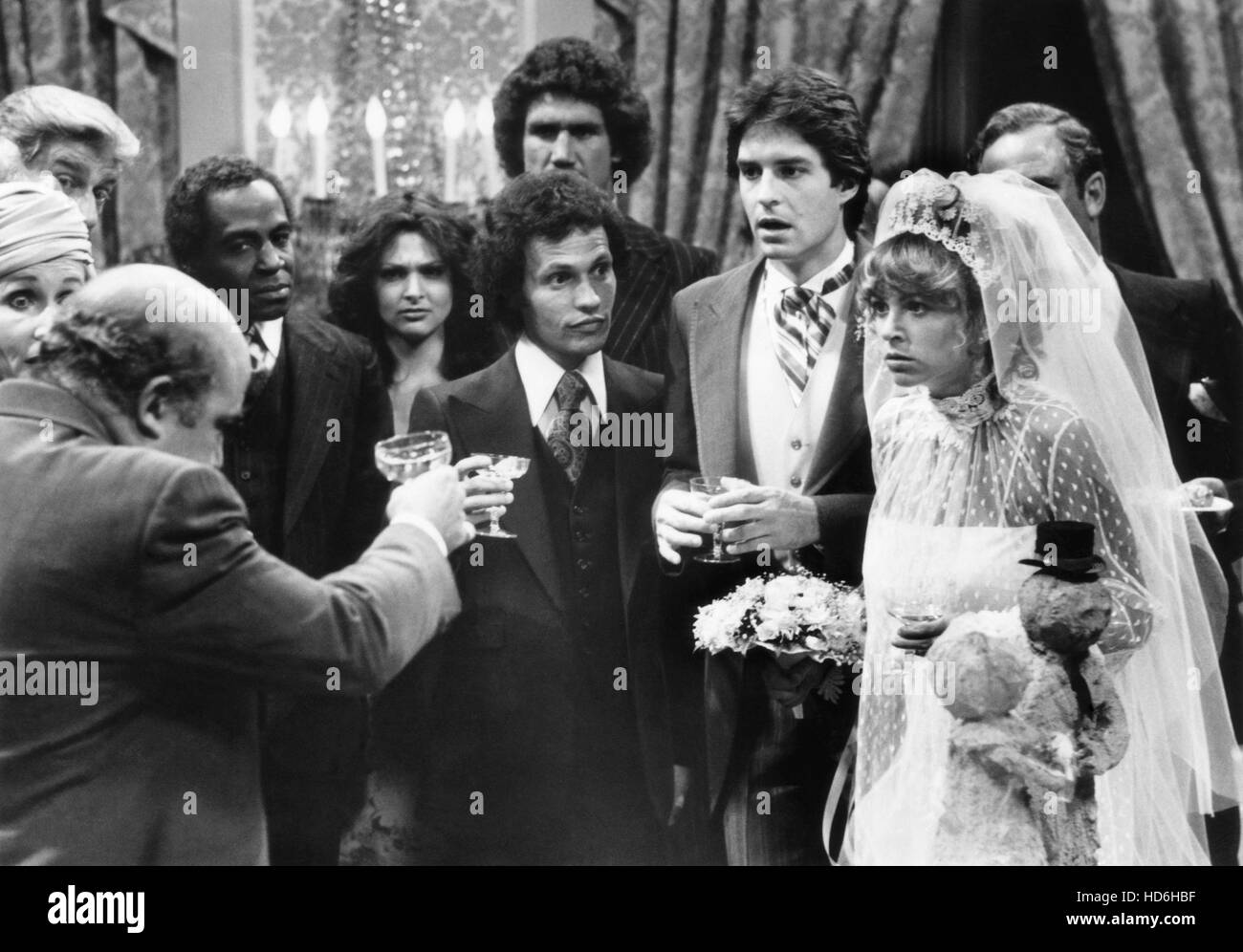 SOAP, Robert Guillaume, Billy Crystal, Ted Wass, Dinah Manoff, 1977-81 Stock Photo