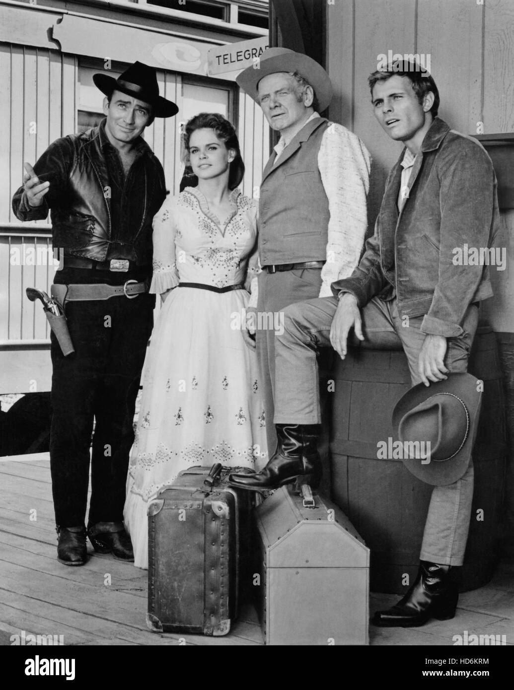 THE VIRGINIAN (aka THE MEN FROM SHILOH), James Drury, Sara Lane