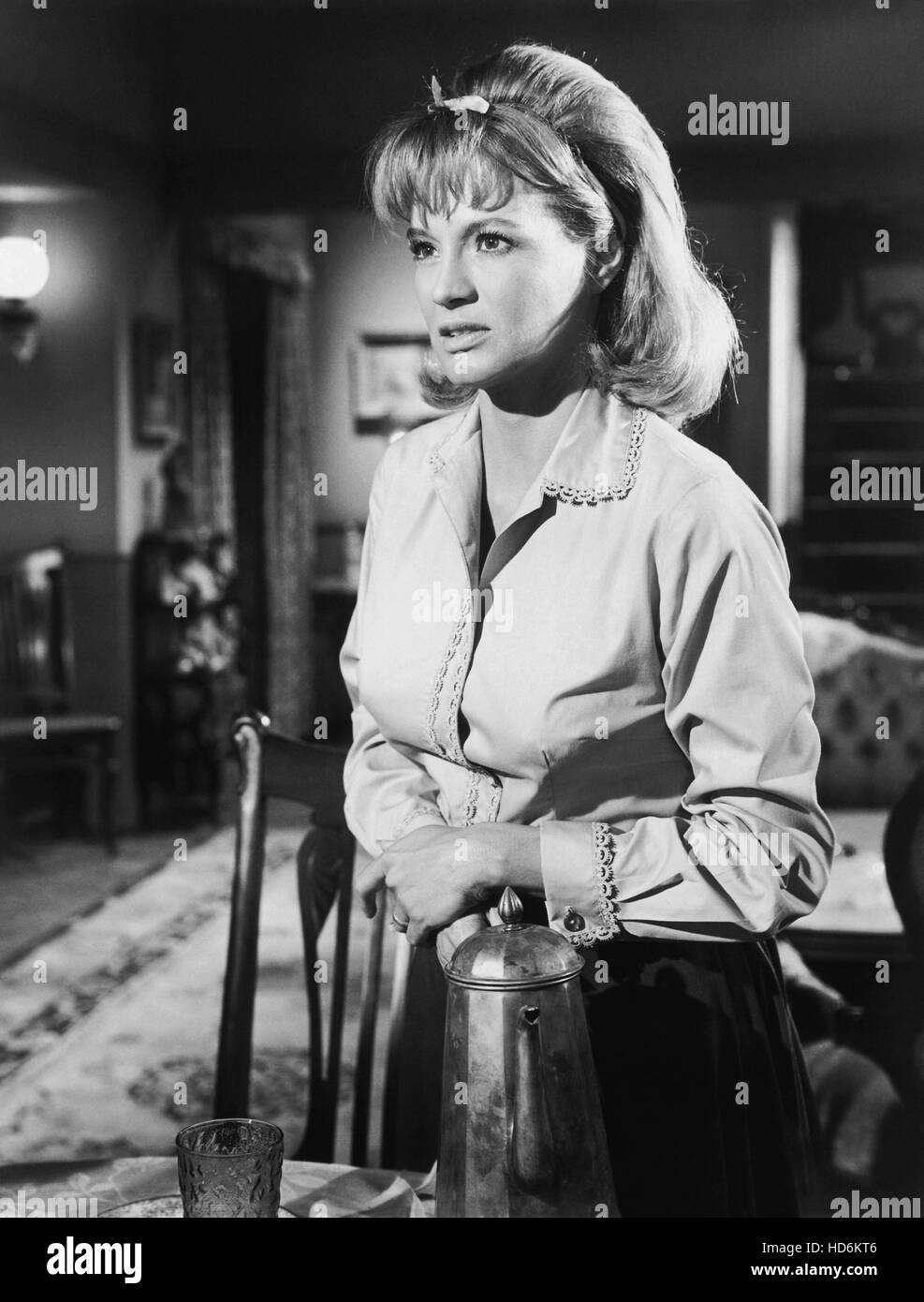 THE VIRGINIAN, Angie Dickinson in 'Ride To Delphi' (Season 5, Episode 2 ...