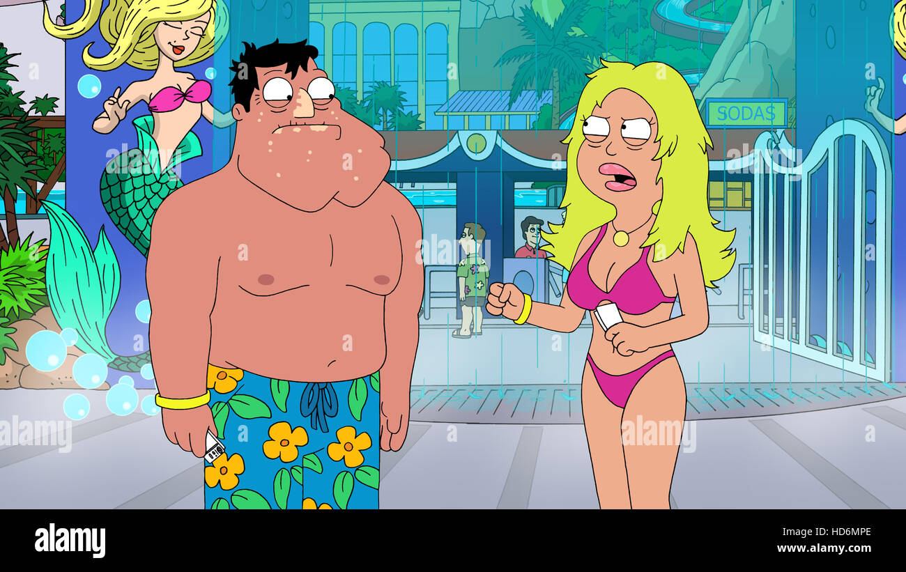 AMERICAN DAD!, l-r: Stan Smith (voice: Seth MacFarlane), Francine Smith ( voice: Wendy Schaal) in 'A Ward Show' (Season 8 Stock Photo - Alamy