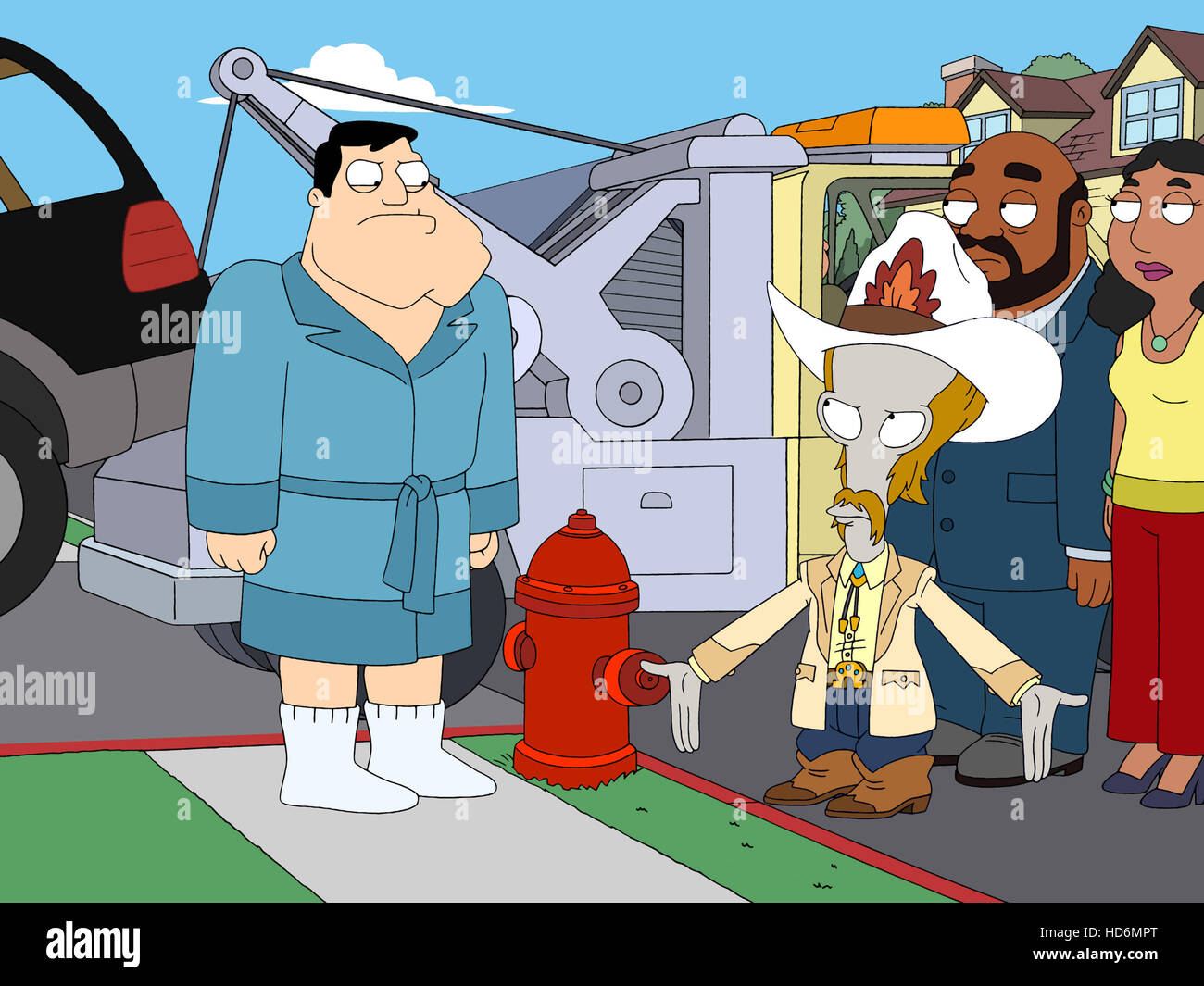 AMERICAN DAD, (from left): Stan Smith, Roger the Alien, 'Roy Rogers  McFreely', (Season 4, aired March 8, 2009), 2005-. TM and Stock Photo -  Alamy
