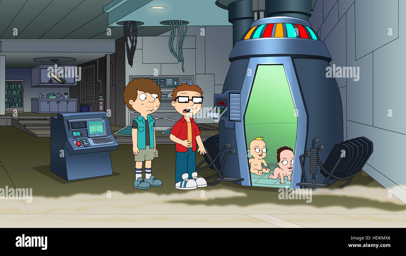 AMERICAN DAD, lr Snot (voice Curtis Armstrong), Steve Smith (voice