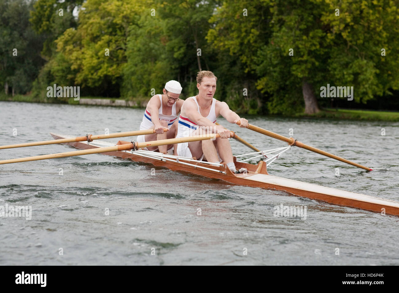 BERT & DICKIE, (aka GOING FOR THE GOLD: THE '48 GAMES), l-r: Matt Smith,  Sam Hoare, 2012. ph: Laurence Cendrowicz/©BBC/courtesy Stock Photo - Alamy