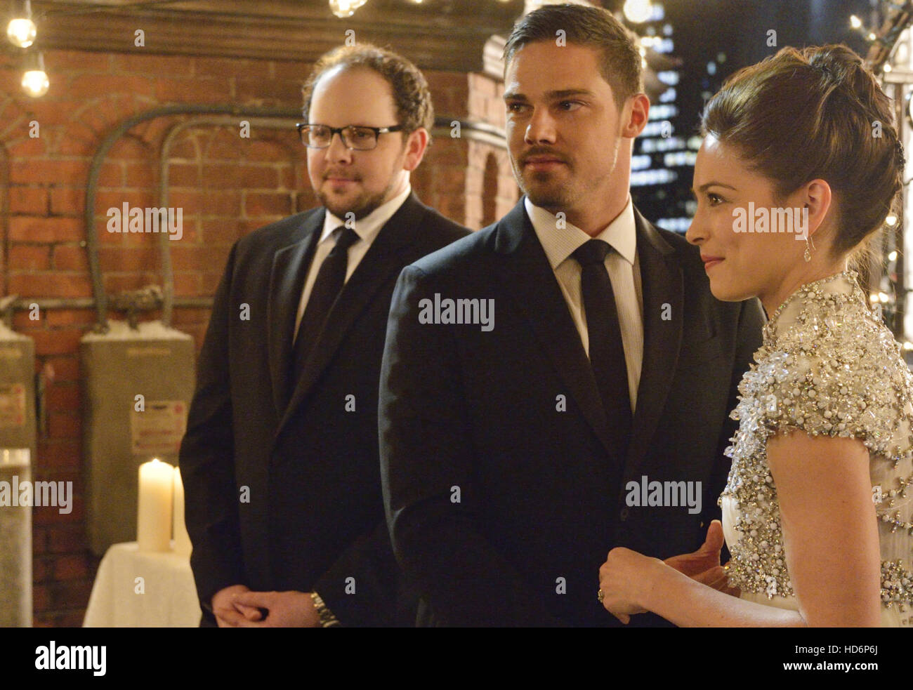BEAUTY AND THE BEAST, (from left): Austin Basis, Jay Ryan, Kristin Kreuk,  'Destined', (Season 3, ep. 313, aired Sept. 10 Stock Photo - Alamy, image size:1300x983