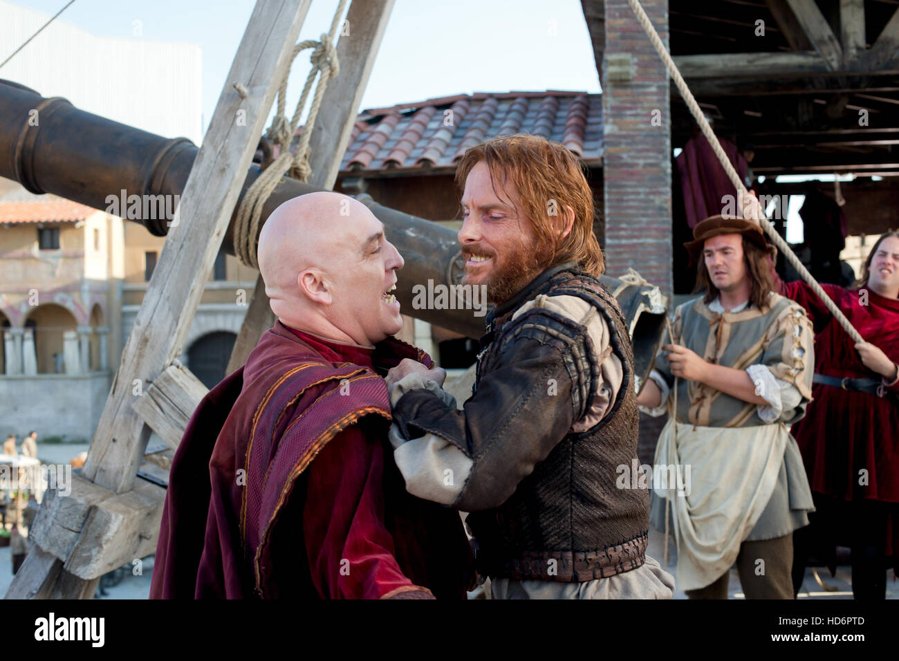 THE (from left) Carl McCrystal, Sean Harris, 'The Beautiful