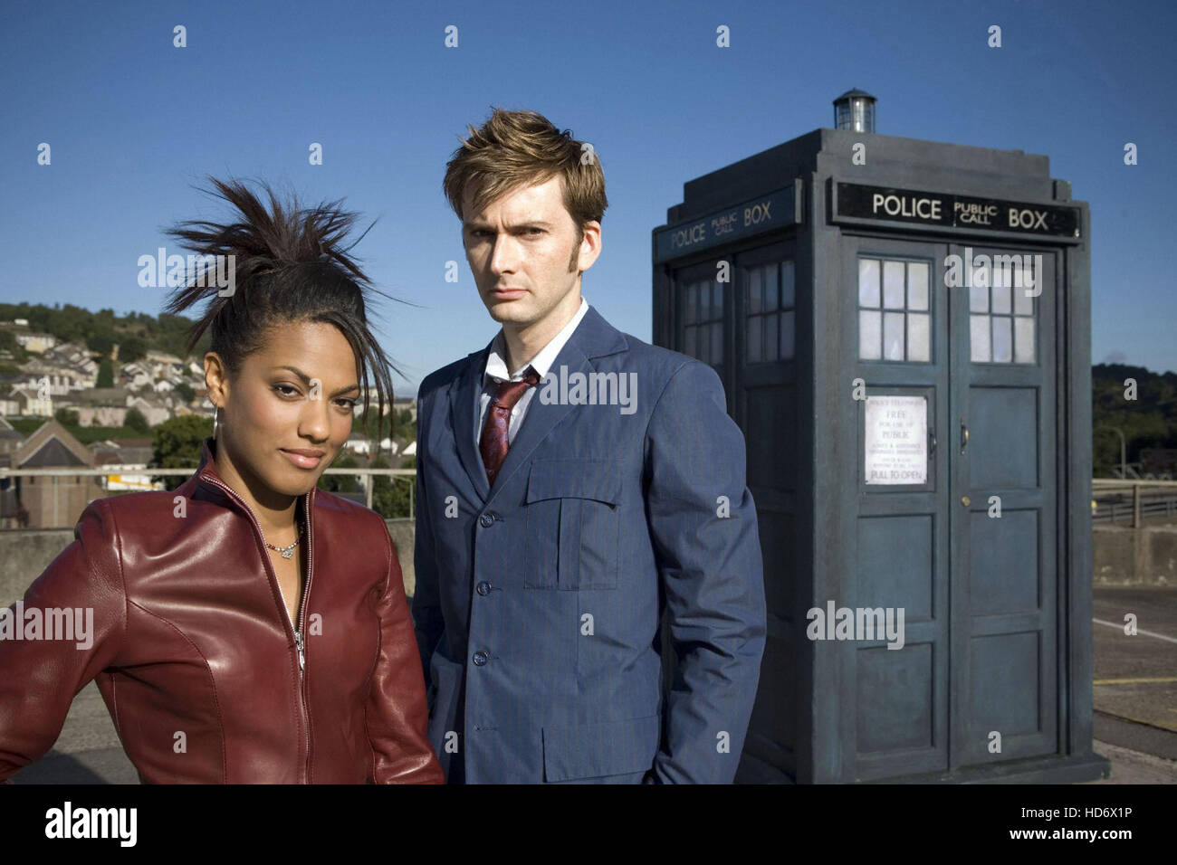 DOCTOR WHO, David Tennant (right), (Season 2), 2005-. © Sci-Fi Channel/BBC / Courtesy: Everett Collection Stock Photo