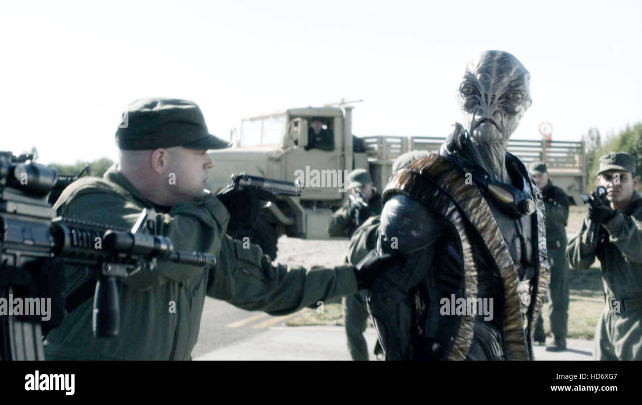 FALLING SKIES, right Doug Jones (as Cochise) in 'At All Costs' (Season