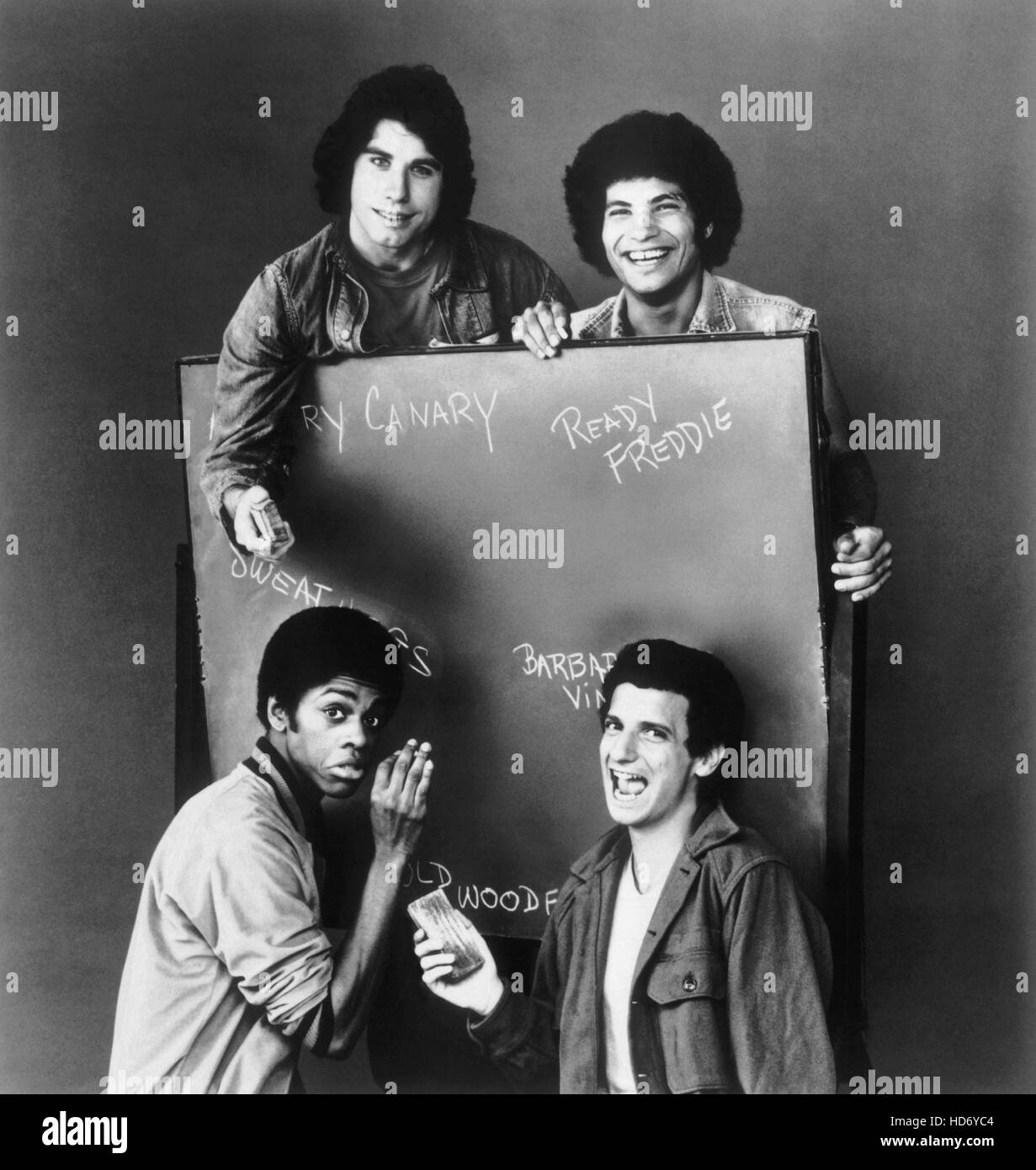 WELCOME BACK, KOTTER, clockwise from top left: John Travolta, Robert ...