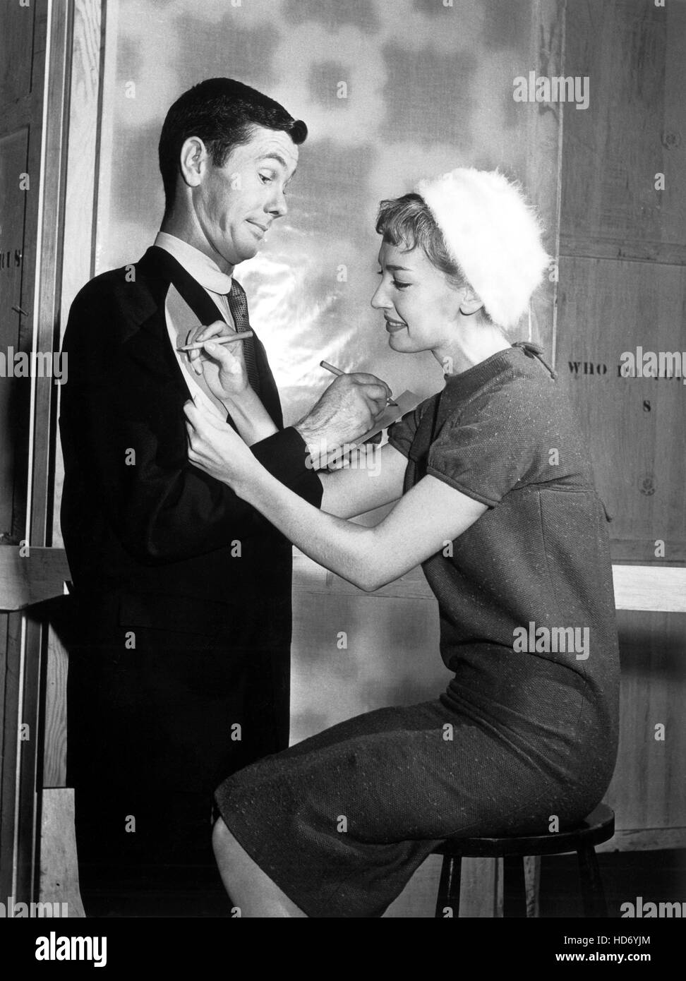 Who do you trust johnny carson jeannie carson on set ca 1960