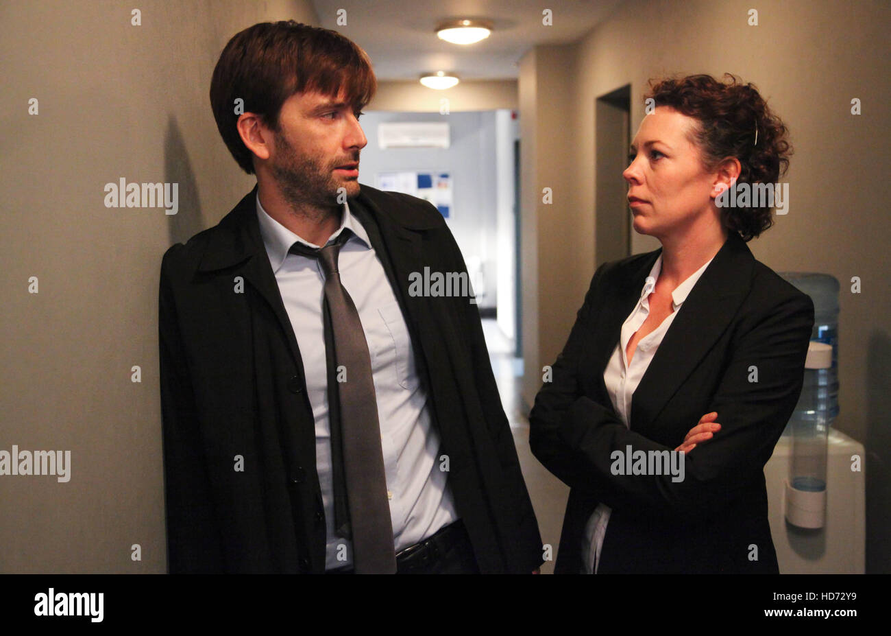 BROADCHURCH, l-r: David Tennant, Olivia Colman (Season 1, Episode 3 ...