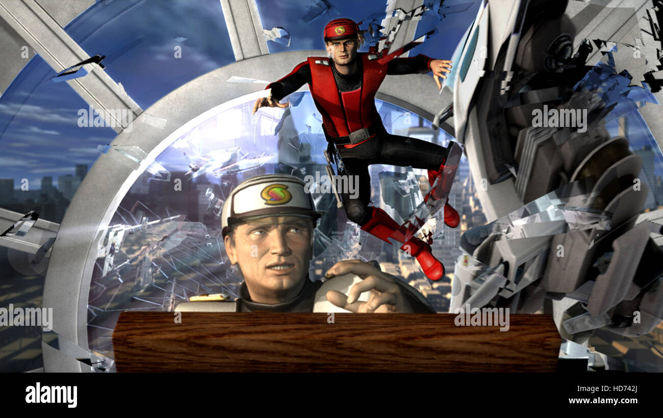 Restored Gerry Anderson Dinky 104 Captain Scarlet Spectrum Pursuit Vehicle Captain Black Version In Repro Box - Sally Antiques - Foto 3