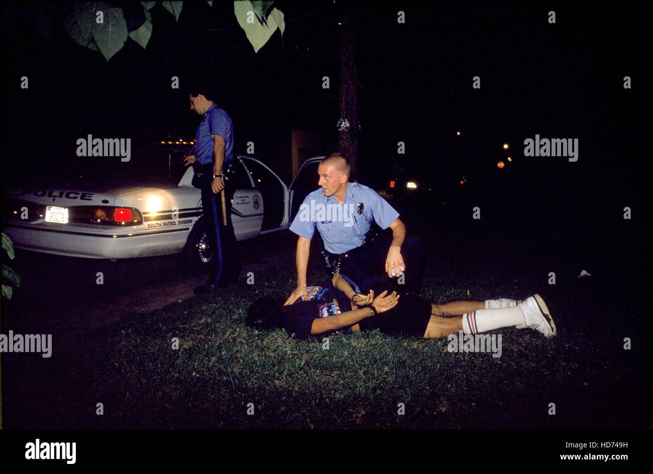 Cops Police Officers With Restrained Suspect 1989 Fox Courtesy Cops Police Officers With Restrained Suspect 1989 Fox Courtesy