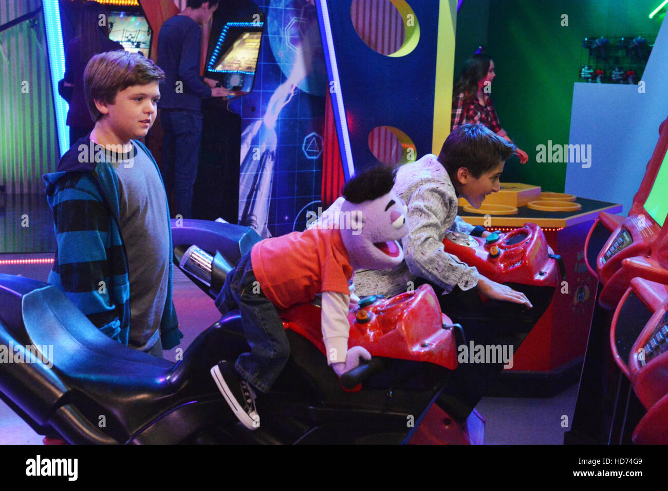 CRASH & BERNSTEIN, (from left) Cole Jensen, Crash, Aaron R. Landon