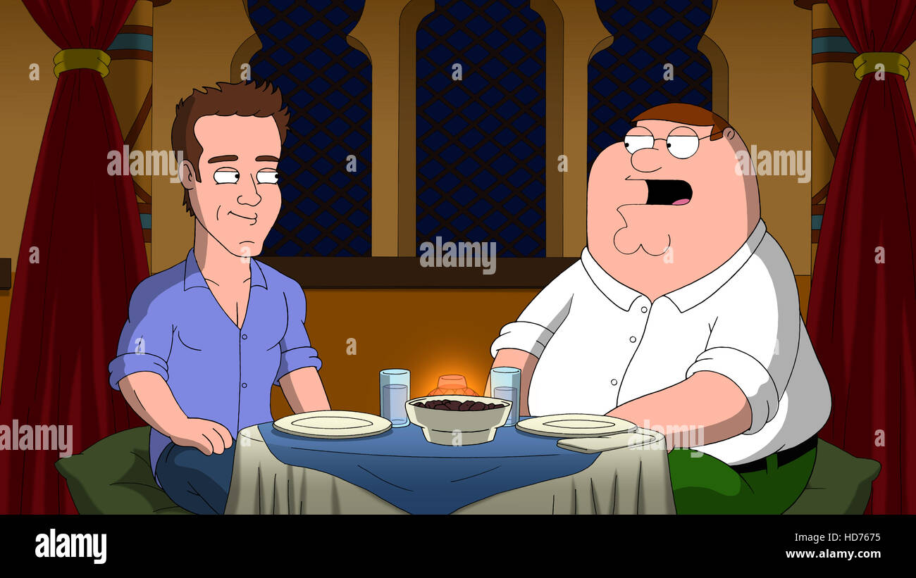 FAMILY GUY, (from left): Ryan Reynolds (guest voice as himself), Peter