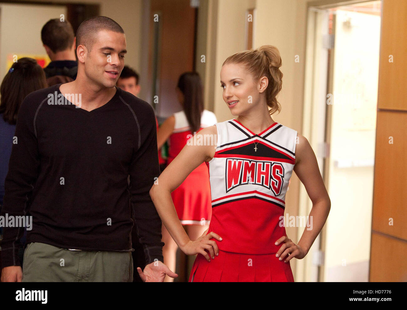 GLEE, (from left) Mark Salling, Dianna Agron, 'Audition', (Season 2
