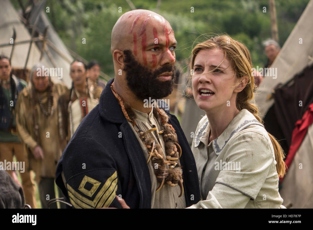 HELL ON WHEELS, lr Common, Sara Canning in 'Bear Man' (Season 4