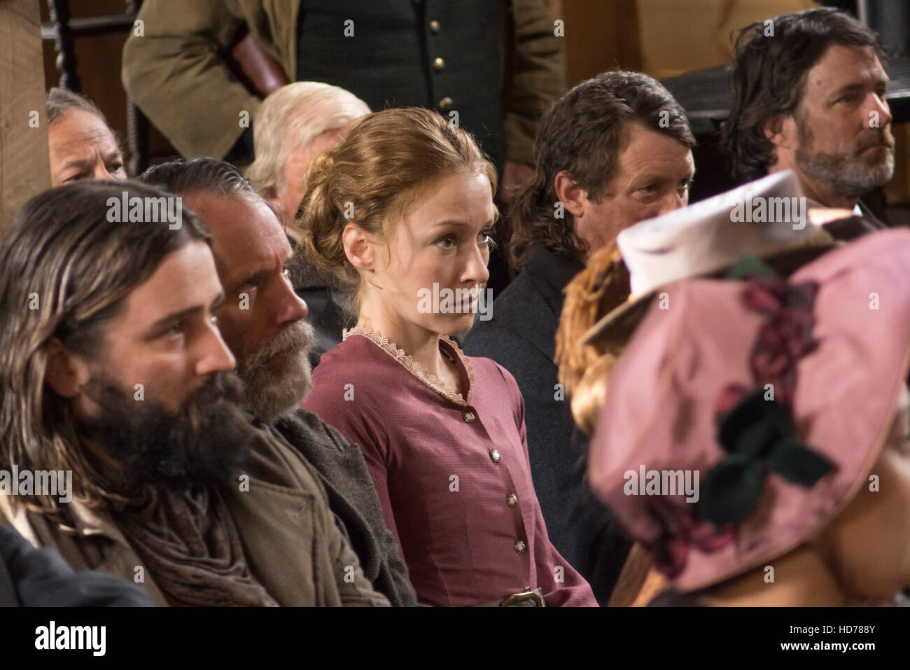 HELL ON WHEELS, Jennifer Ferrin (center), 