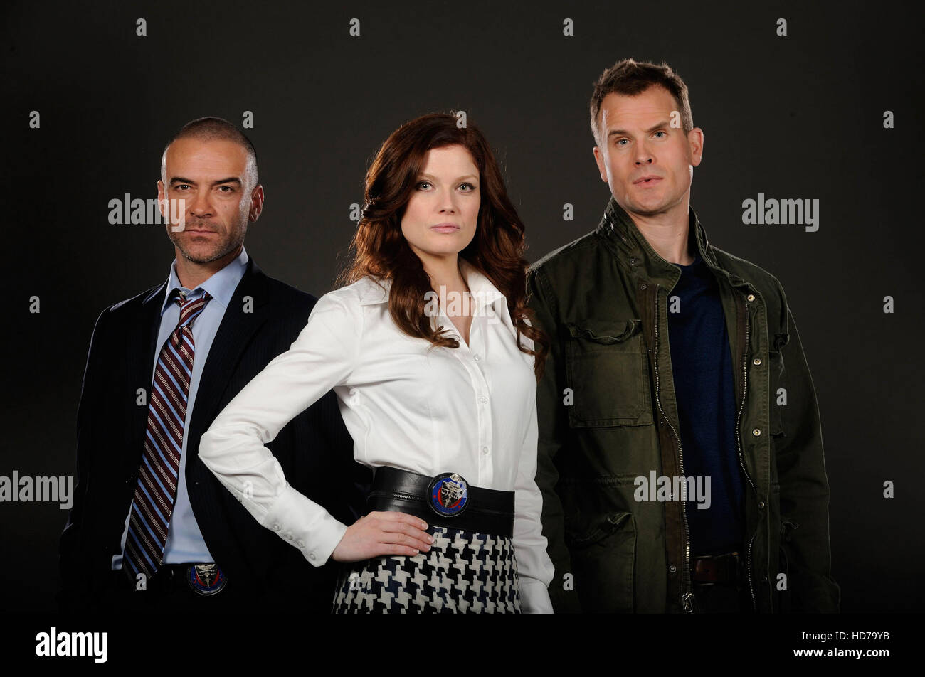 KING, l r Alan Van Sprang, Amy Price Francis, Gabriel Hogan, 2011