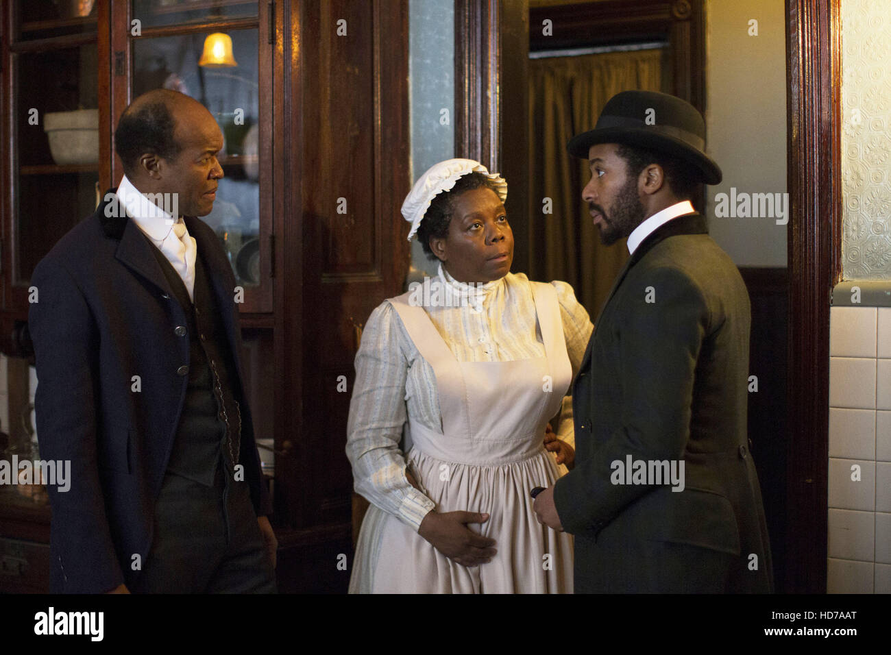 THE KNICK, lr Leon Addison Brown, La Tonya Borsay, Andre Holland in