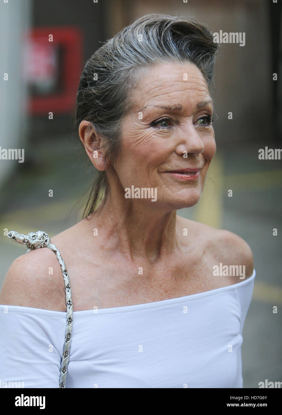 Lorraine Chase outside ITV Studios Featuring Lorraine Chase Where