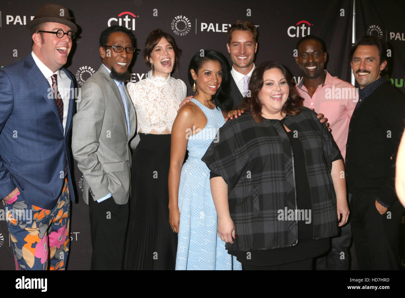 The screening of NBC 'This Is Us' at The Tenth Annual PaleyFest Fall TV Previews presented by The Paley Center For Media  Featuring: Chris Sullivan, Ron Cephas Jones, Mandy Moore, Susan Kelechi Watson, Justin Hartley, Chrissy Metz, Sterling K. Brown, Milo Stock Photo