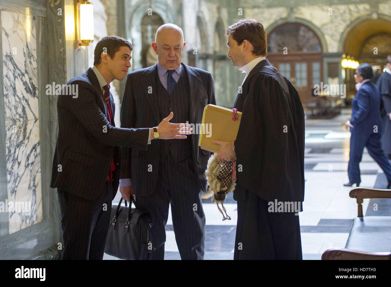 THE ESCAPE ARTIST, (from left) Toby Kebbell, Roy Marsden, David