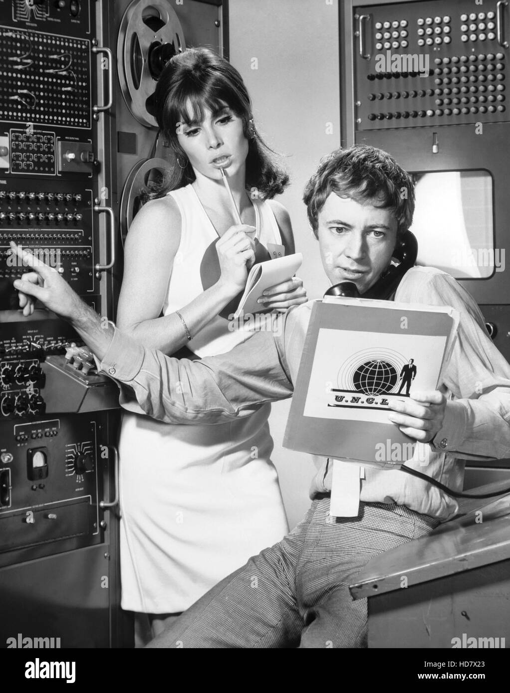 THE GIRL FROM U.N.C.L.E., Stefanie Powers, Noel Harrison, 196667 Stock