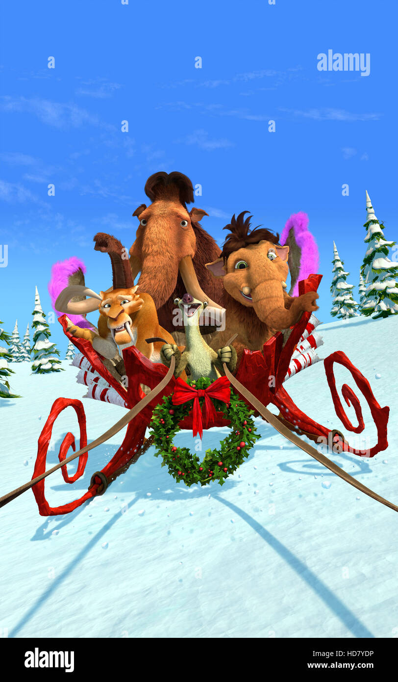 ICE AGE A MAMMOTH CHRISTMAS Clockwise From Center Manny voice Ray ICE AGE A MAMMOTH CHRISTMAS Clockwise From Center Manny voice Ray