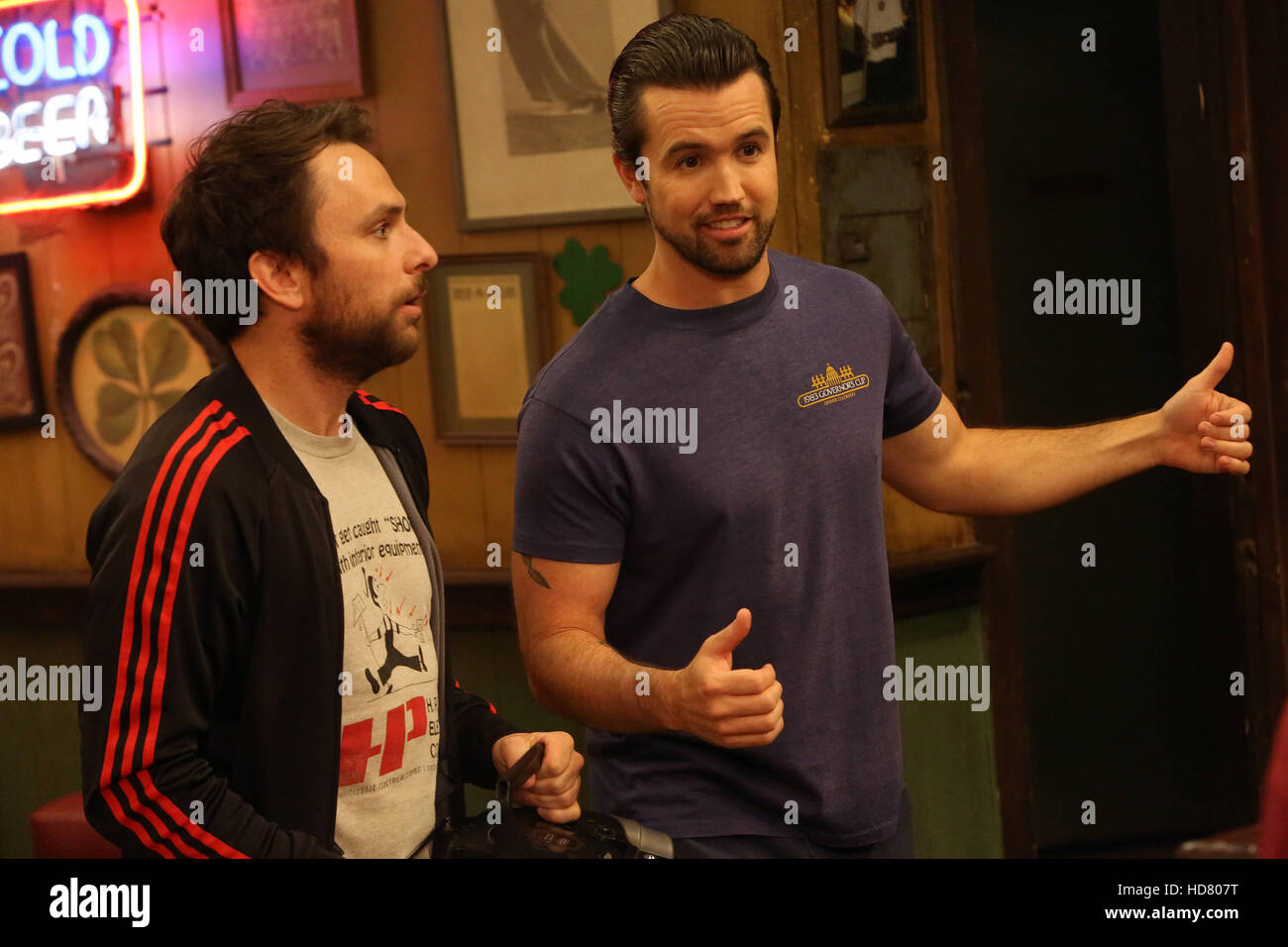 Actors Charlie Day Rob Mcelhenney Glenn Editorial Stock Photo - Stock Image