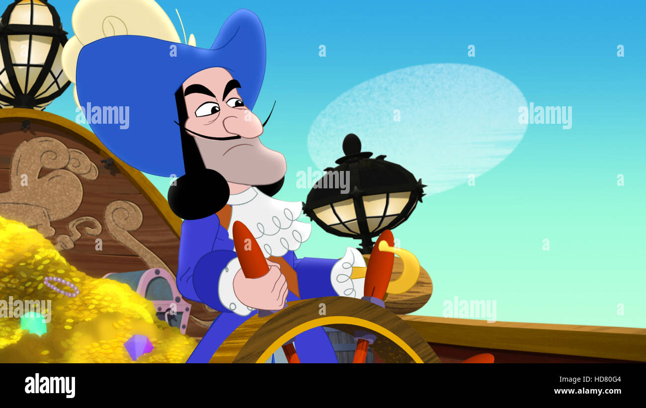 JAKE AND THE NEVER LAND PIRATES, Captain Hook in 'Captain Scrooge' (Season  3, Episode 37, aired December 5, 2014). ©Disney Stock Photo - Alamy