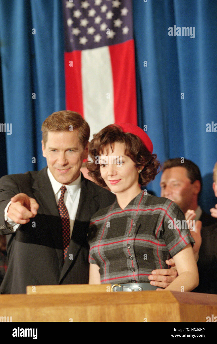 JACQUELINE BOUVIER KENNEDY ONASSIS: A LIFE, (l to r): Tim Matheson as 