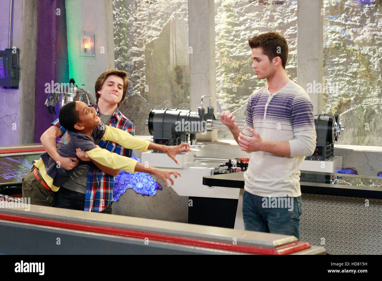 LAB RATS, (from left) Tyrel Jackson Williams, Billy Unger, Spencer