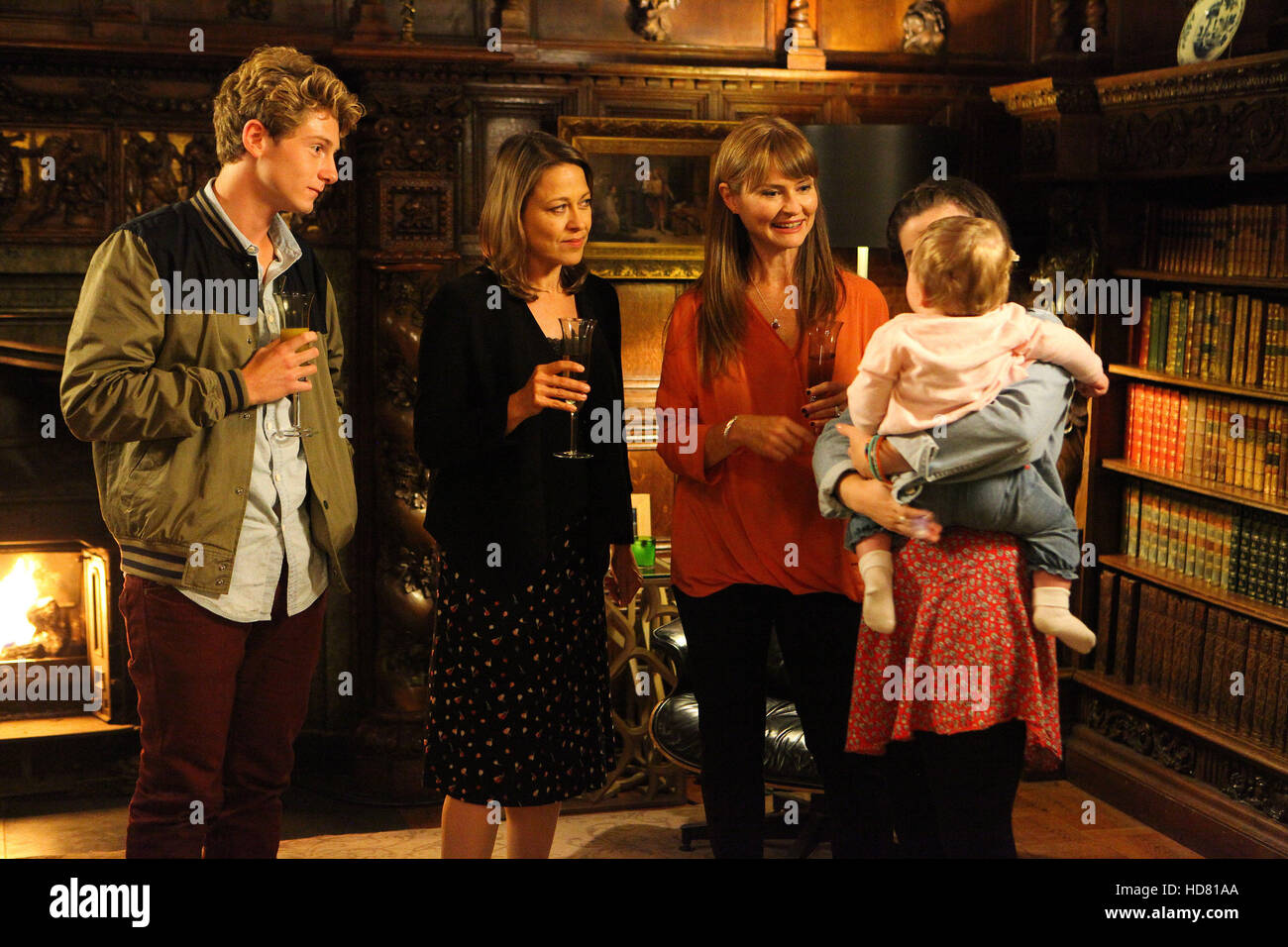 LAST TANGO IN HALIFAX from Left Josh Bolt Nicola Walker Kate 
