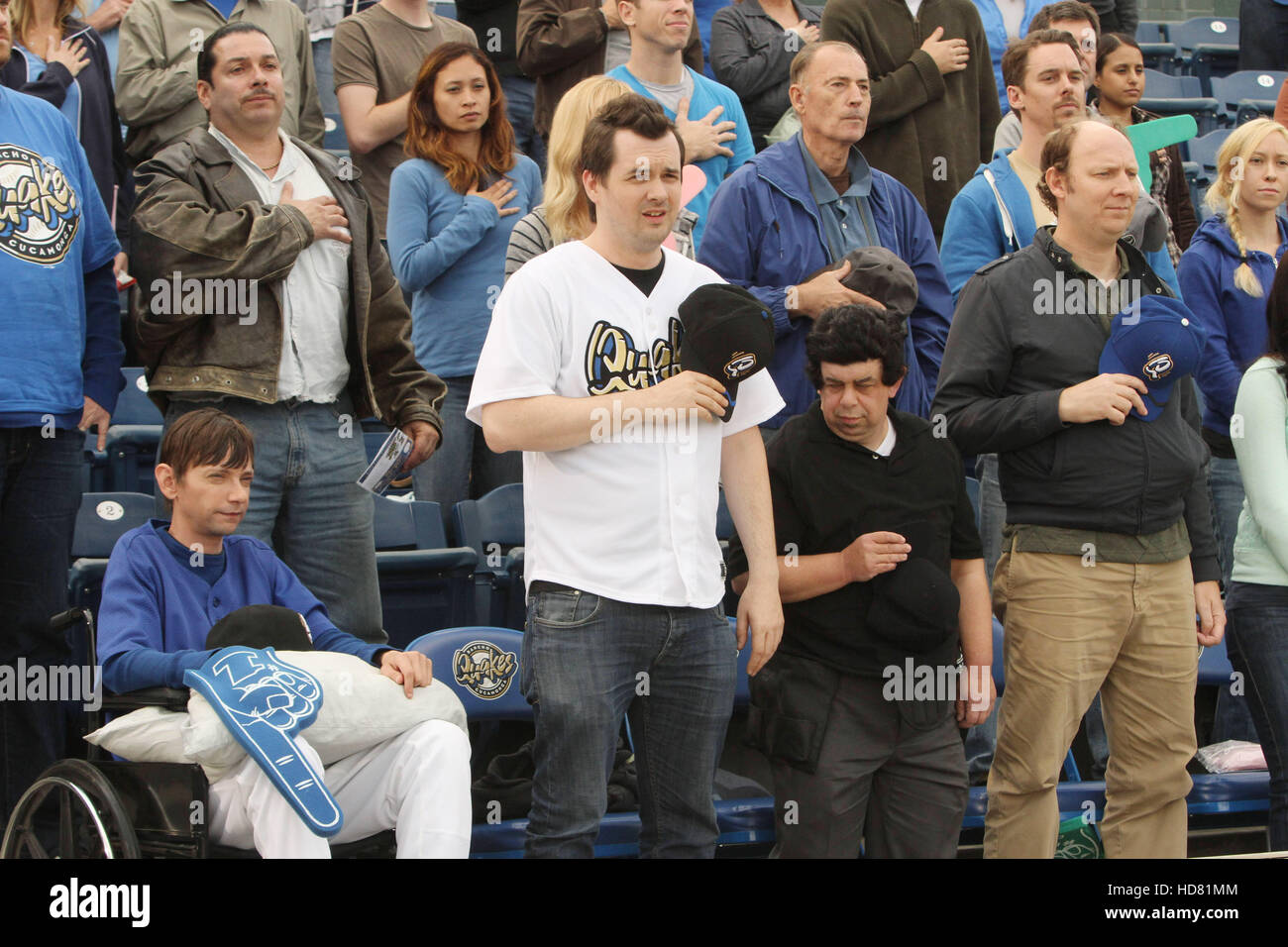 LEGIT, lr DJ Qualls, Jim Jefferies, Nick Daley, Dan Bakkedahl in 'Hat