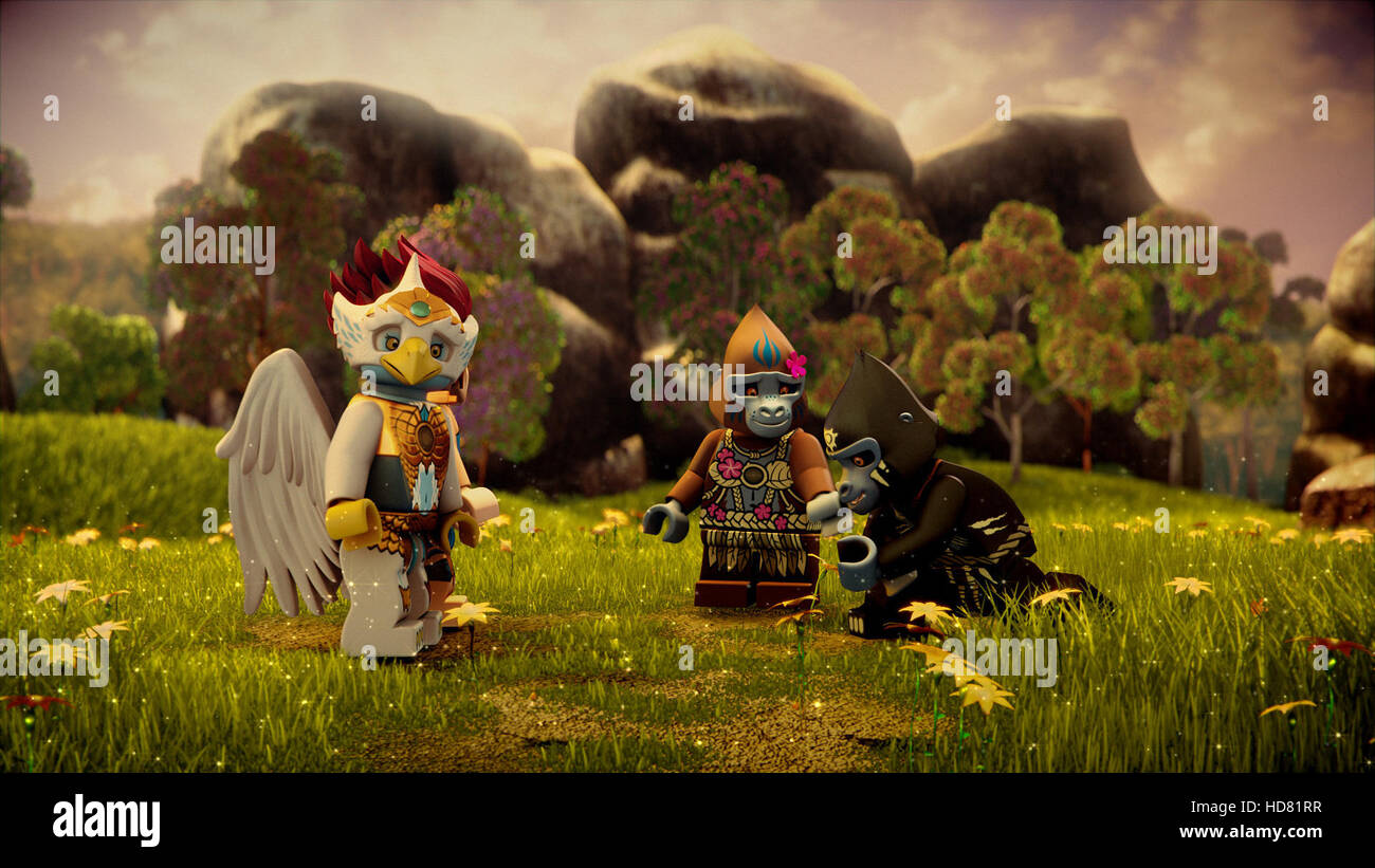 LEGENDS OF CHIMA left Eris in The Warrior Within Season 1 Episode 3 aired March 27 2013 Cartoon Network courtesy Stock Photo Alamy